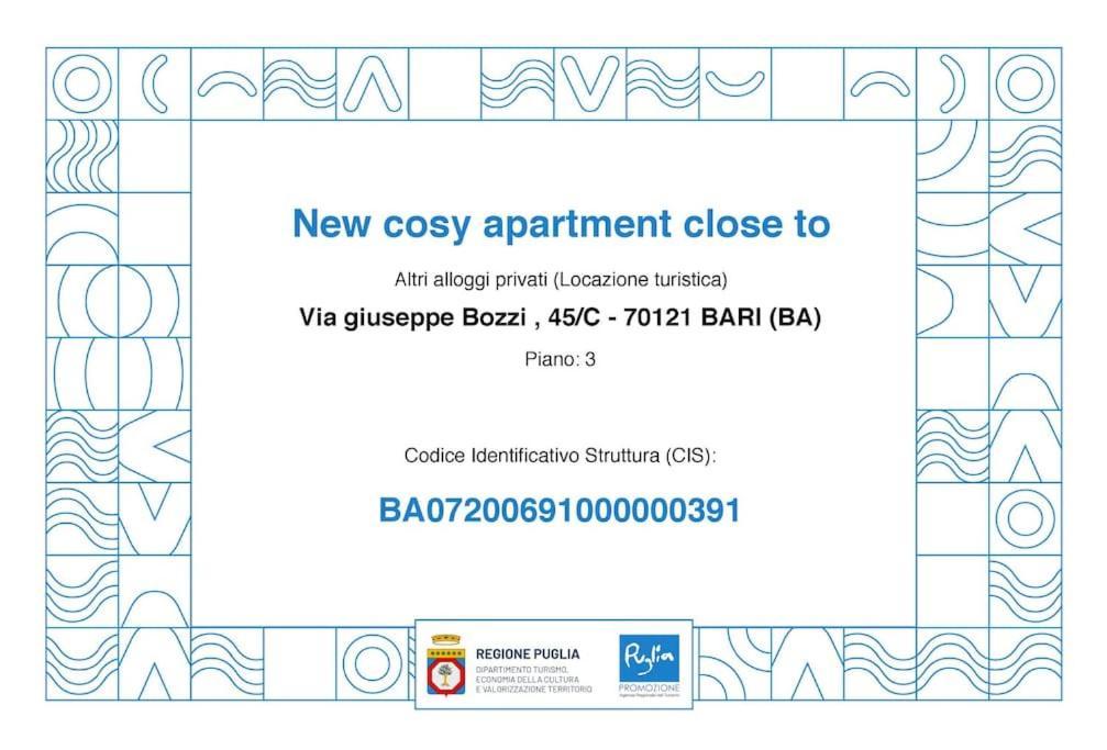 New Cosy Apartment Near To Petruzzelli Theatre Bari Zewnętrze zdjęcie